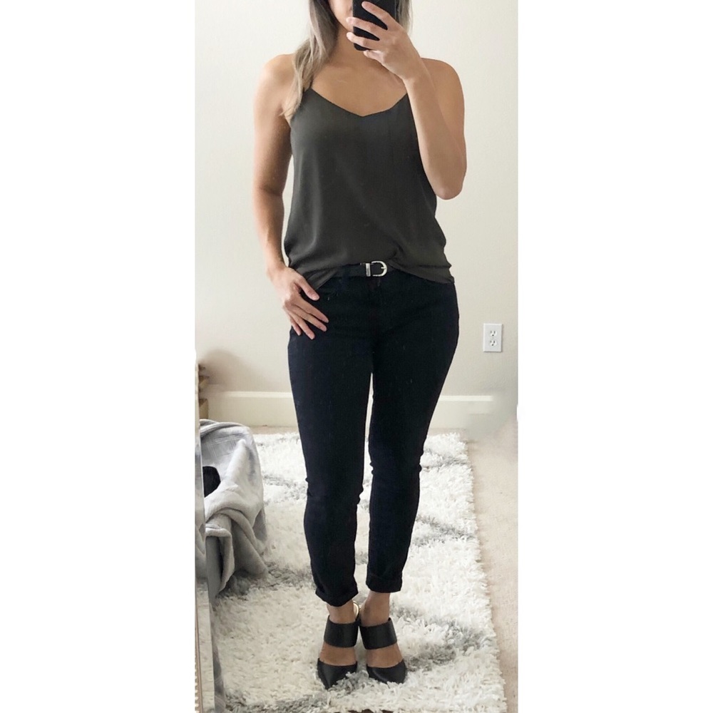 Express Reversible Olive Green Barcelona Tank XS